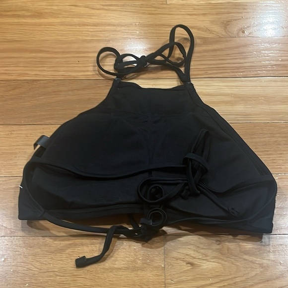 Hot Topic black skull spiderweb embroidered swim top size small . - Picture 2 of 7